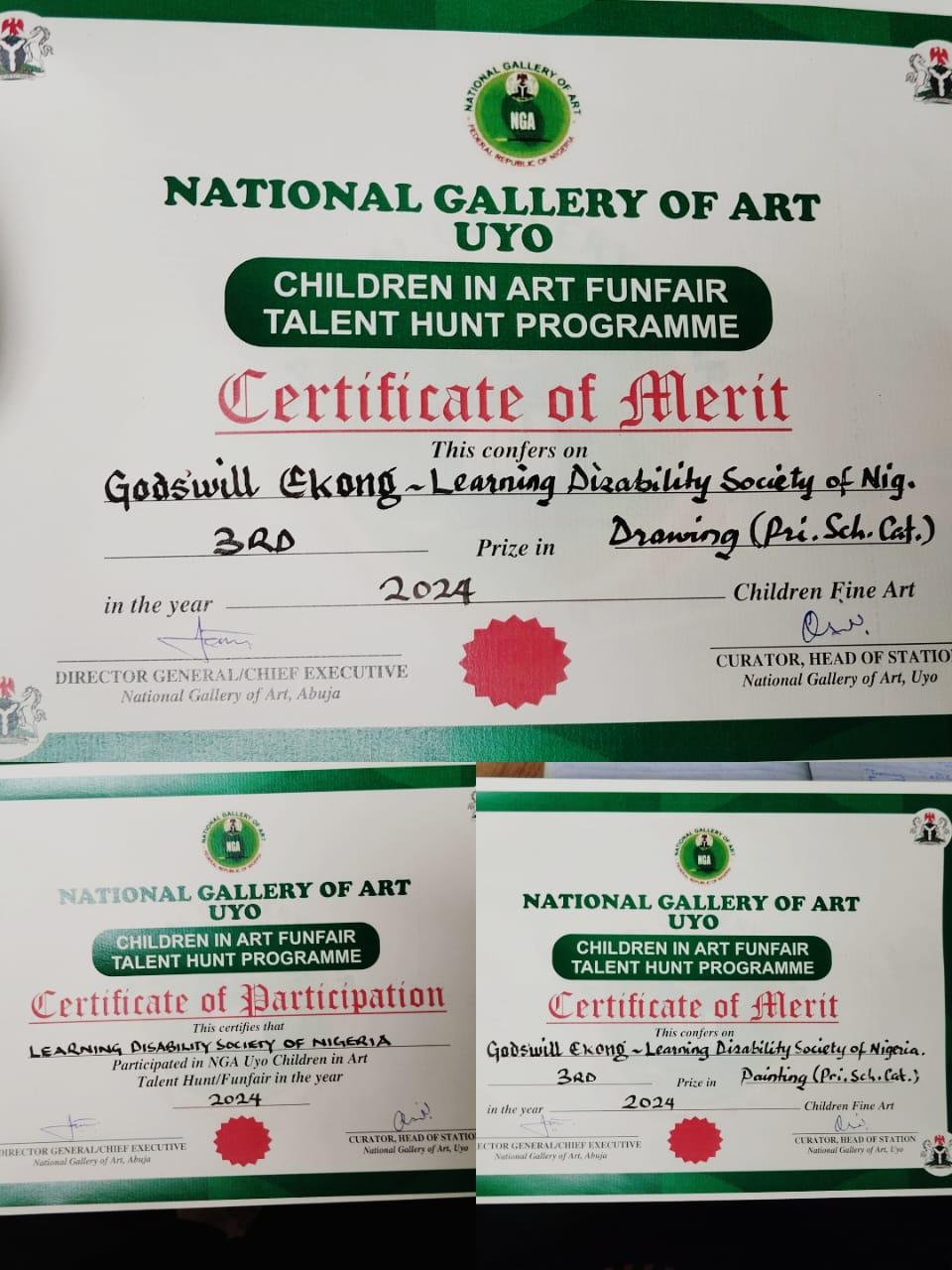 LDSN PARTICIPATION AT THE NATIONAL  GALLERY OF ART, UYO.